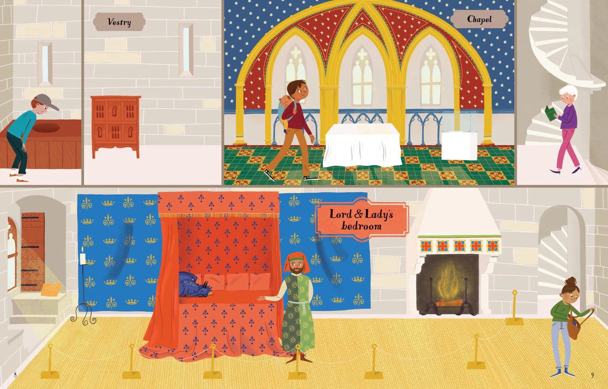 Usborne - Castle Sticker Book