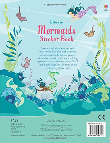 Usborne - Mermaids Sticker and Story Book