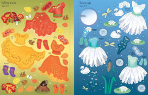 Usborne - Sticker Dolly Dressing Dancing Fairies Book