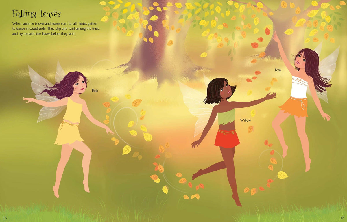 Usborne - Sticker Dolly Dressing Dancing Fairies Book