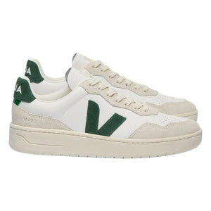 Veja - V-90 Leather Sneakers | Dark Green