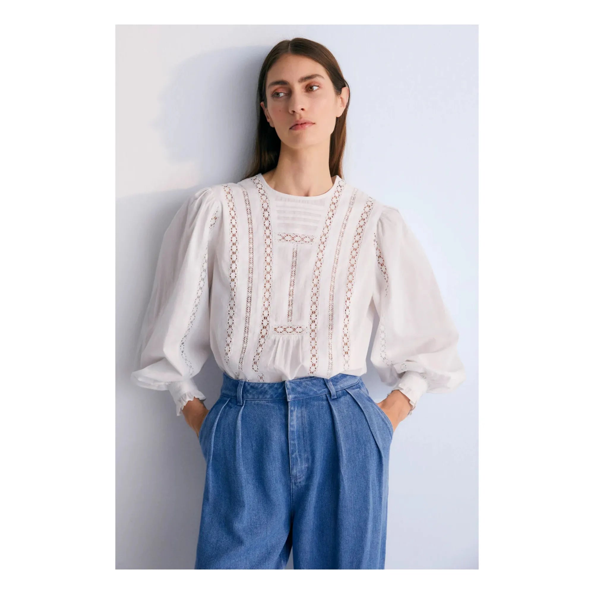 The New Society - Veria Blouse - Women's Collection | White