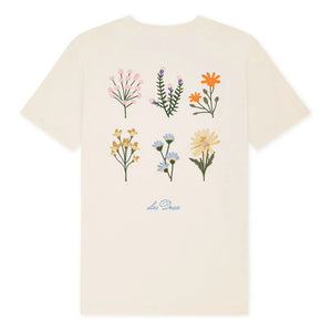 Les Deux - Wild Flower Cotton T-Shirt | White