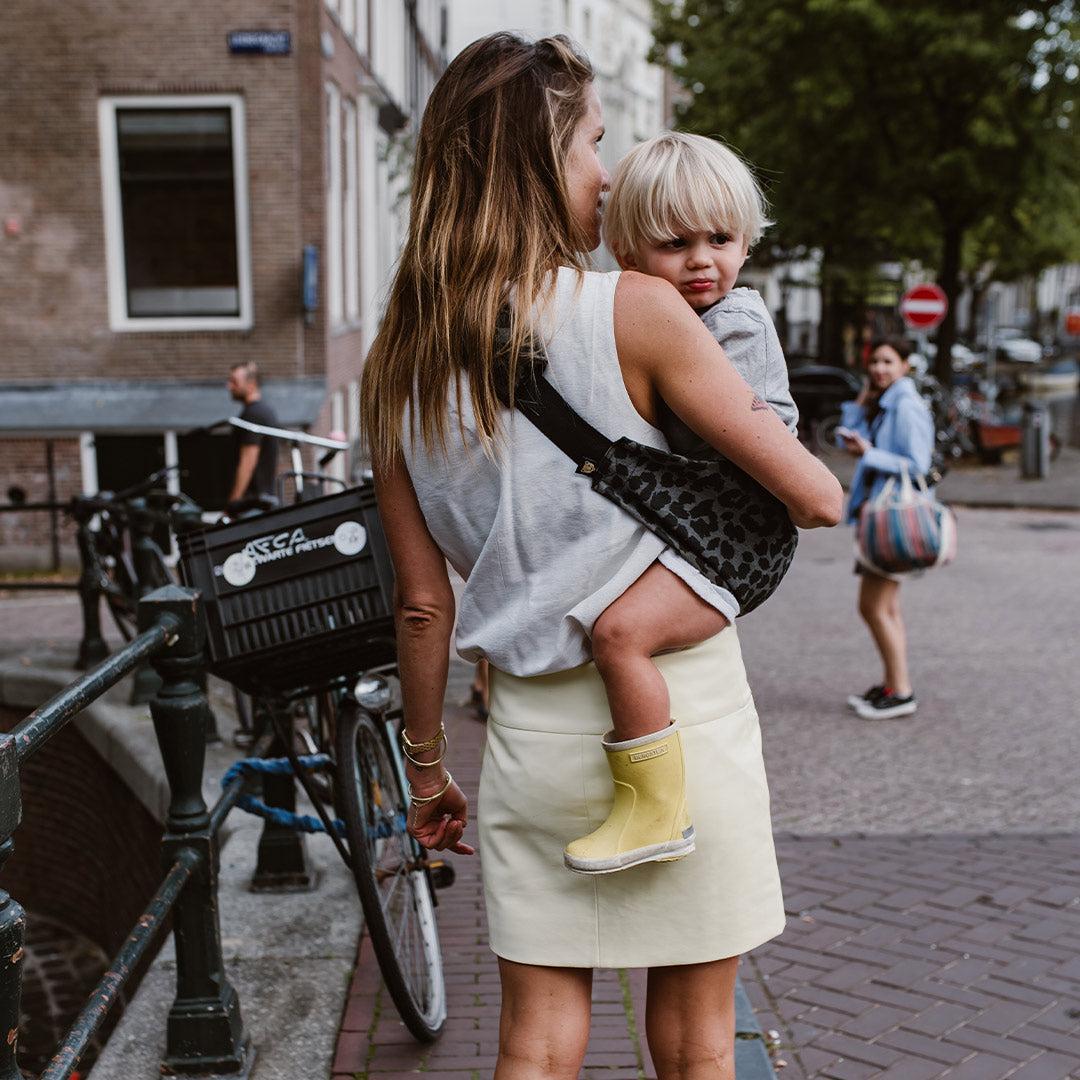 Wildride Toddler Carrier - Grey Leopard-Baby Carriers-Grey Leopard- | Natural Baby Shower