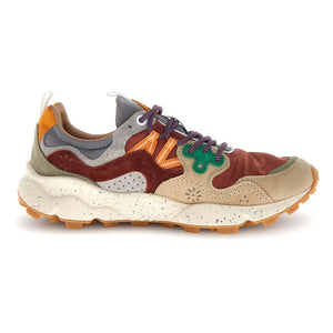 Flower Mountain - Yamano 3 Süet ve Naylon Sneakerlar | Bordo