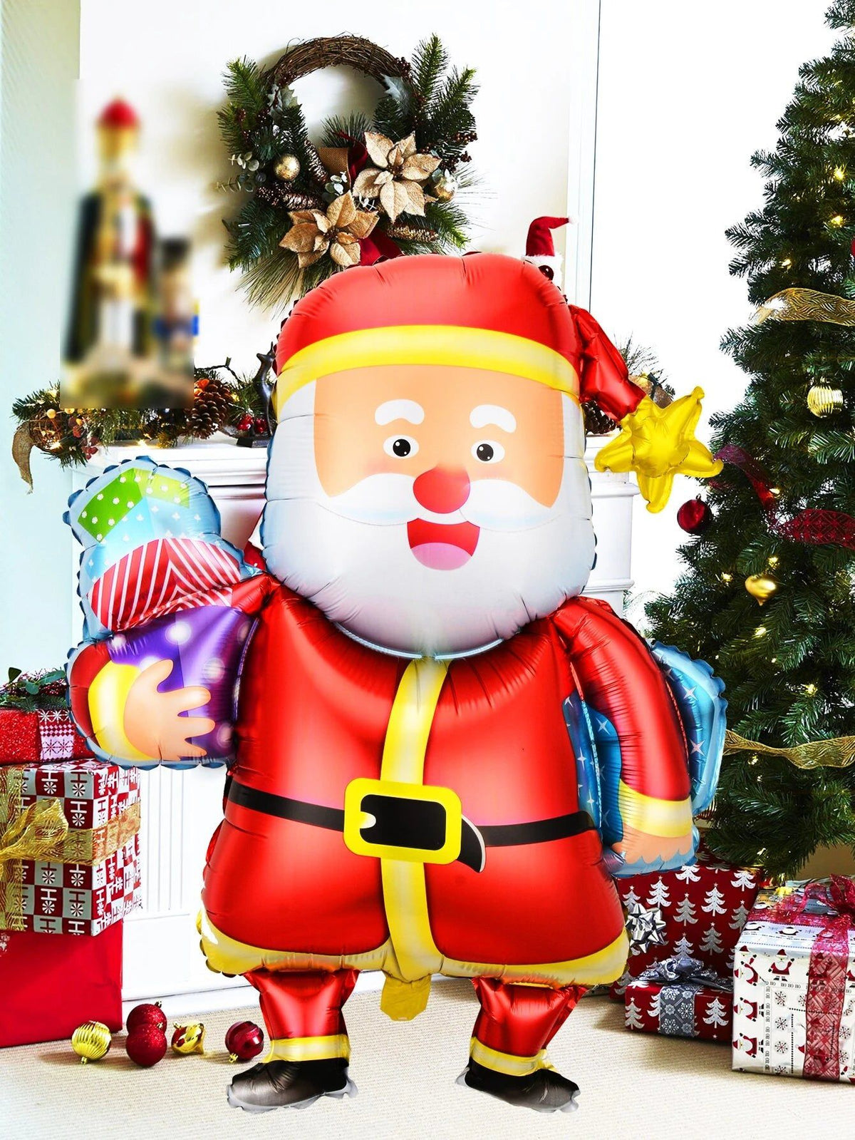Christmas - Santa Claus Large Balloon 93CM
