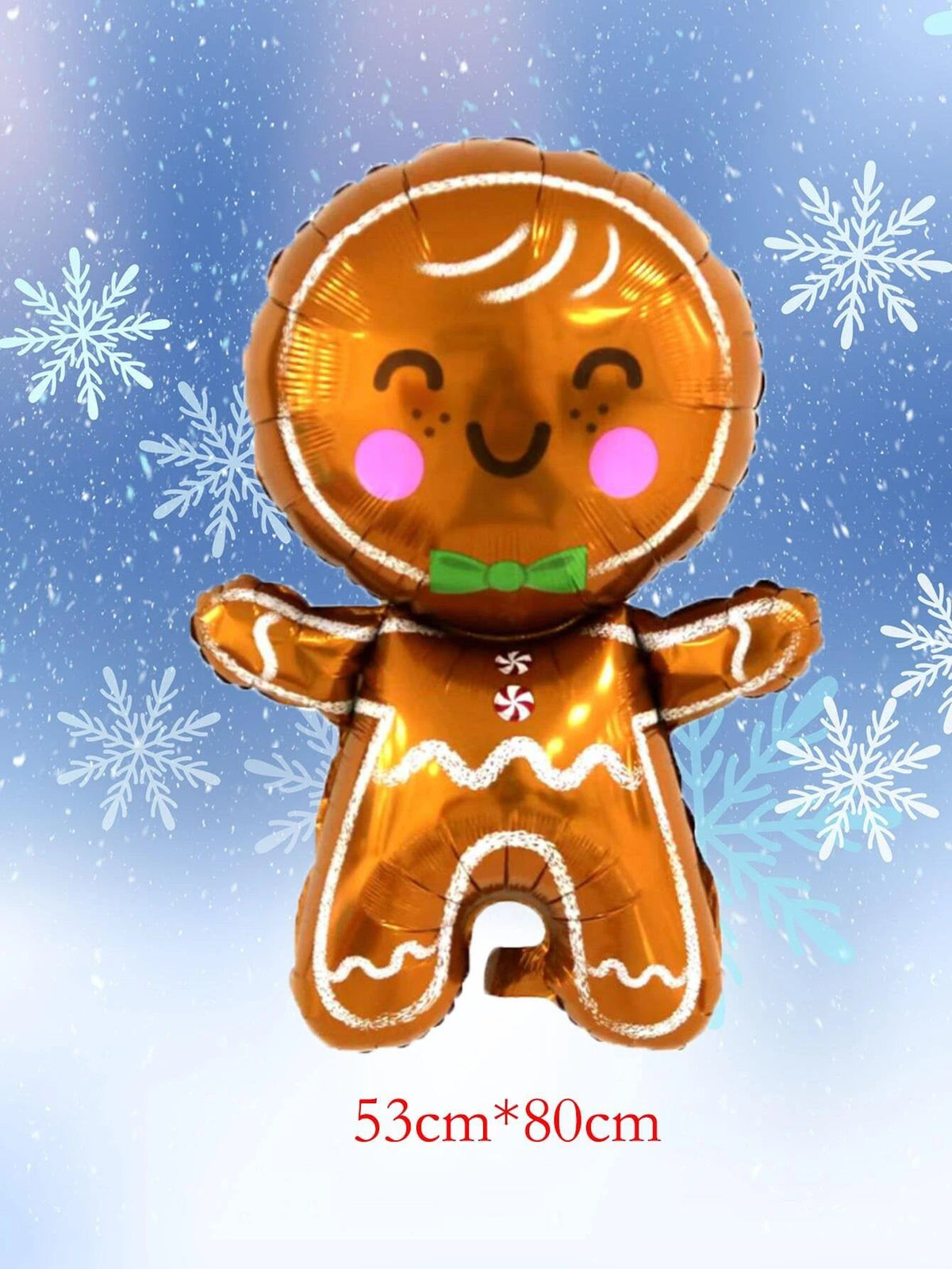 Christmas Cookie Gingerbread Large 80CM New Year Decorative Balloon