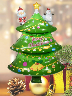 Christmas - New Year Tree Large Size 62CM Decorative Balloon