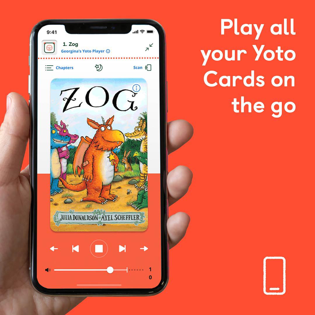 Yoto Player + Zog and Friends Collection Bundle - 3rd Generation-Audio Players-No Headphones- | Natural Baby Shower