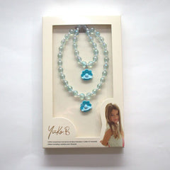 Yuko B. - Kids Zoa Tresor Blue Necklace and Bracelet Set