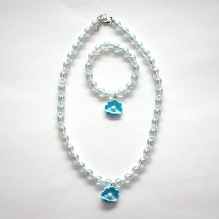Yuko B. - Kids Zoa Tresor Blue Necklace and Bracelet Set
